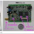 スマートメーター用無線機の外観と内蔵基板