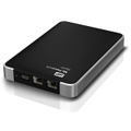 側面のインターフェース（FireWire 800×2ポート＋USB2.0×1ポート）