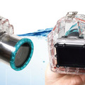 「NEX5N用防水ハウジングケース」（型番：WRCFSNX5）の防水仕様のイメージ