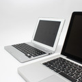 iPad 2を装着してノートPCと比較したイメージ