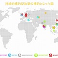 持続的標的型攻撃の標的となった国