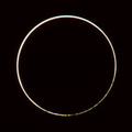金環日食の観察イメージ