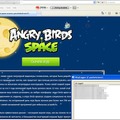 Angry Birds Spaceの偽アプリを提供するWebサイト