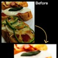 SnapDishでは、より美味しそうな料理写真に変換できる
