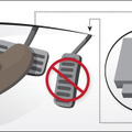 ヒュンダイのブレーキ優先装置のイメージ図