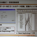 MEDIAのデータ変換機能。取引先によって異なる伝票フォーマットの項目を自社のデータベース項目にマッピングできる