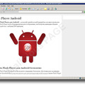偽Android用Flash PlayerをホストするWebサイト