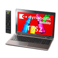 「dynabook Satellite T752/WTTFB」斜め