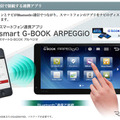 smart G-BOOK ARPEGGiO 対応車載ナビゲーションシステム