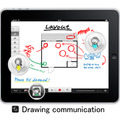 ドローイングコミュニケーション「te.to.te」の画面イメージ