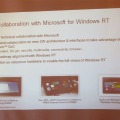 従来Android端末での採用が多かったが、今回の説明会はむしろWindows一色の内容となった