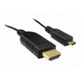 「極細タイプHDMI（Type A） to microHDMI（Type D）ケーブル 2m」＝型番：OWL-CBHA2S（B）-MHD