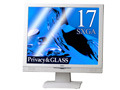 ロジテック、視野角制御フィルタ装備の17型SXGA液晶ディスプレイ　ボタンでのぞき見を防止 画像