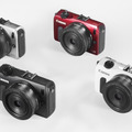 「EOS M」のカラバリ（ブラック/シルバー/レッド/ホワイト）