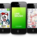 「LINE Brush」画面イメージ
