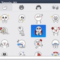 BlackBerry版LINEの画面