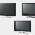 VIERA LX75シリーズ。TH-32LX75S（左上）、TH-26LX75S（右上）、TH-32LX75（下）