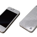 「SILVER CARBON PLATE for iPhone4/4S」シルバー