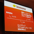 業務アプリ構築クラウド「kintone」