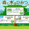 住友林業・小中学生向けWebサイト「森と木のひみつ」