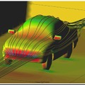 「FINAS/CFD」による、自動車の空気抵抗の解析