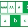 いっぽうのこちらは転がり抵抗がBでウェットグリップがcなので、低燃費タイヤとはみなされない。