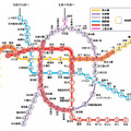 新たに携帯電話サービスが利用可能となった区間（赤色）