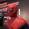 撮影で使用したスパイダーマンコスチューム