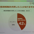 約半分の過程が通信添削講座の利用経験ありだが、その半数は続かないという