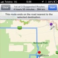 豪警察当局がアップル iOS6の地図に懸念……砂漠で迷子に 画像