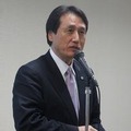 南沢道義さん。声優の仕事はビジネスを超えた国際交流が出来ると力説。