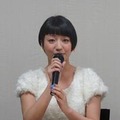 片岡あづささん「声優になりたい気持ちを内に秘めている子もいるはず」と話す。