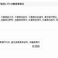 2012年年3月1日時点で公募により選任された教育委員または教育長が在任している教育委員会