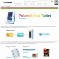 「Polaroid kids tablet」の紹介ページ