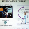 観視画角と心理効果の実験