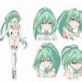 グリーンハート(CV：佐藤利奈)(c)2013 アイディアファクトリー・コンパイルハート/ネプテューヌ製作委員会