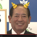 特設サイト上の動画で「桃太郎市」への改名を発表していた岡山市の高谷茂男市長