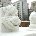 市民雪像