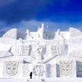 今年も旭川冬まつりに登場する「トランスフォーマー」大雪像