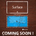 「Surface」日本登場を予感させるティザーサイト。「COMING SOON!」の文字が掲載されている。都内各所に展開されている広告とほぼ同じデザイン