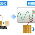 脈拍検出の様子