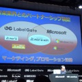 レーベルゲート、マイクロソフト協業のイメージ