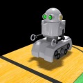 リモコン型ロボットのスタートゾーン