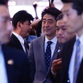 安倍総理大臣も来場。