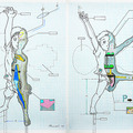 無題 / 2011 / 方眼用紙、鉛筆、色鉛筆/ 420x30cm<br>Untitled / 2011 / graph paper, pencil, color pencils / 420x30cm