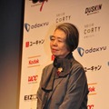 「日本シアタースタッフ映画祭」の授賞式でスピーチをする樹木希林