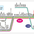 京王電鉄　路線図