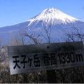 田貫湖周辺から望む富士山