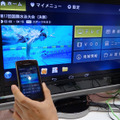 スマホとテレビと、同じ内容のメニュー画面を共有できるのが特徴