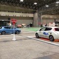 日産の自動運転車のデモ走行（CEATEC13）